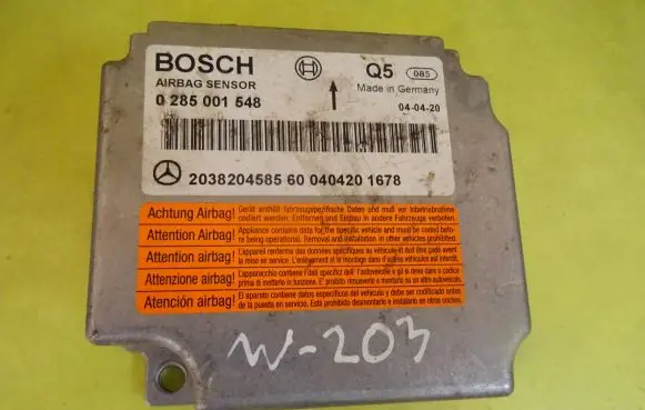 Mercedes-Benz C W203 Airbag control unit/module 0285001548