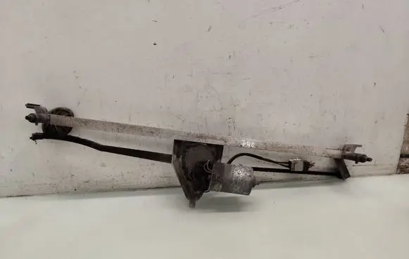 Front wiper linkage and motor