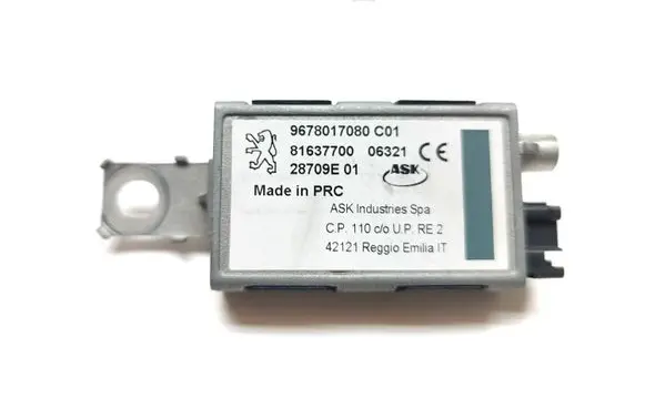 Peugeot 208 Aerial antenna amplifier 9678017080 81637700 28709E