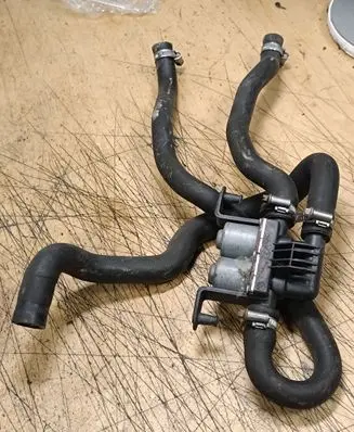 Coolant heater control valve