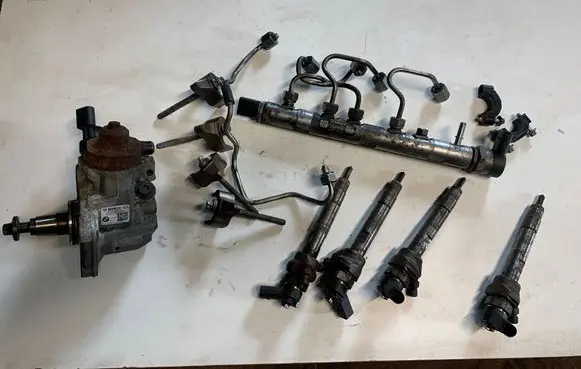 BMW 3 E90 E91 Fuel injection system set 7797874 7798446 0291002738