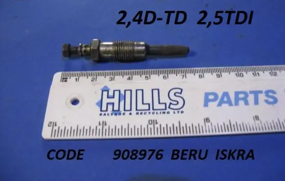 Opel Omega B1 Glow plug 908976