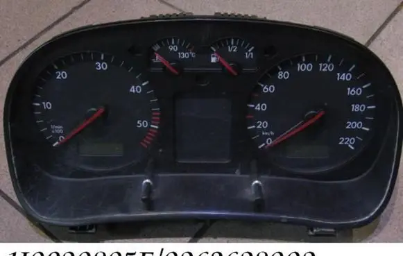 Volkswagen Golf IV Speedometer (instrument cluster) 1J0920805E 0263628002