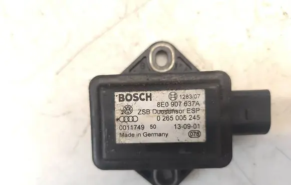 Audi A6 S6 C5 4B ESP acceleration yaw rate sensor 8E0907637A 0265005245