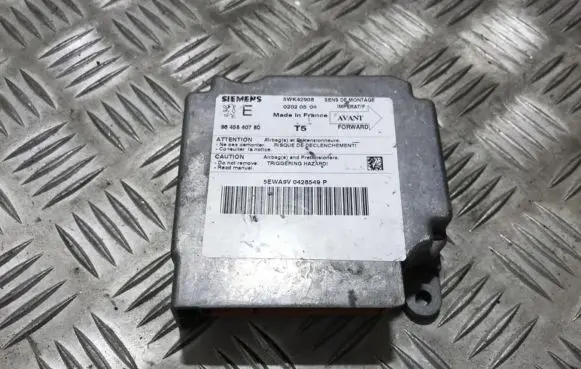 Peugeot 307 Airbag control unit/module 9645840780 5wk42908