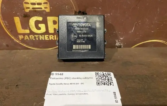 Toyota Corolla Verso AR10 Parking PDC control unit/module 10R030426