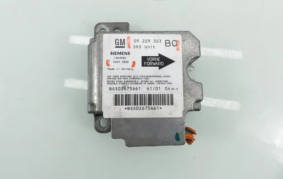 Opel Zafira A Airbag control unit/module 5WK42926 09229303BG