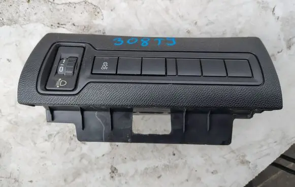 Peugeot 308 Headlight level height control switch 9807240977