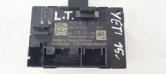 Skoda Yeti (5L) Door control unit/module 7N0959795E098 7N0959795E