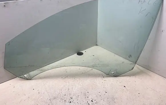 Audi A6 S6 C6 4F Front door window glass four-door 43R00083 DOT90AS2M50 A011404