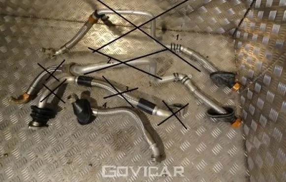 Ferrari 599 GTB GTO Gearbox oil cooler pipe/hose 