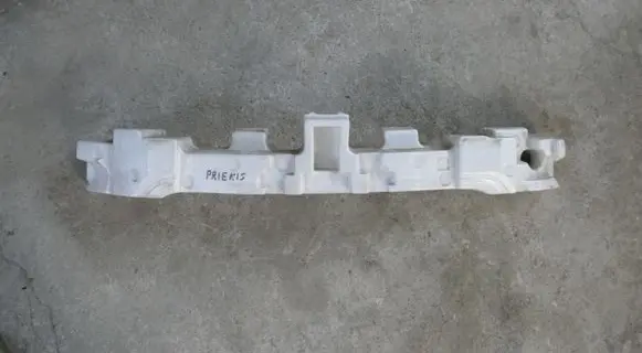 Front bumper foam support bar