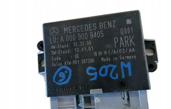 Mercedes-Benz C W205 Parking PDC control unit/module A0009009405