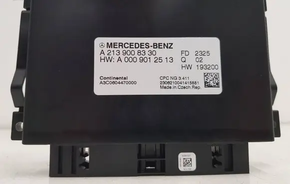 Mercedes-Benz B W247 Other control units/modules A2139008330 A0009012513