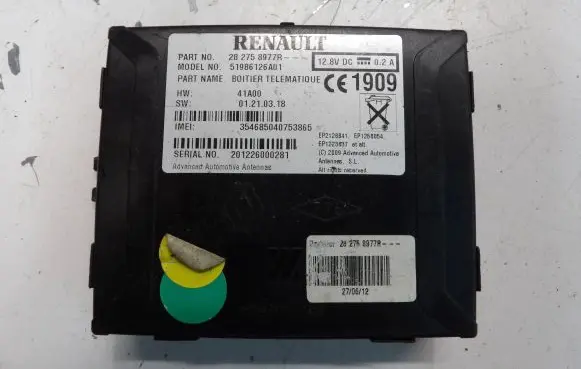 Renault Clio IV Air conditioner control unit module 282758977R 51986126A01 201226000281