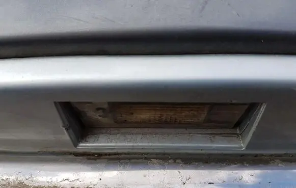 Renault Laguna II Number plate light