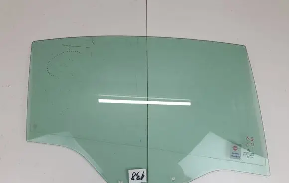 Citroen C4 I Rear door window glass 43R000929