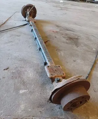 Rear axle beam