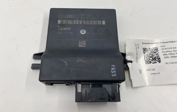 Audi A6 S6 C6 4F Comfort/convenience module 4F0910468A