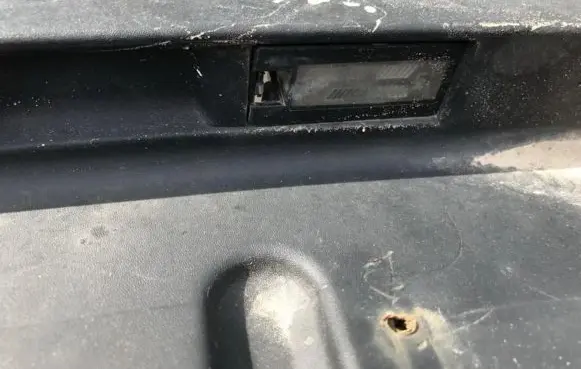 Renault Scenic I Number plate light