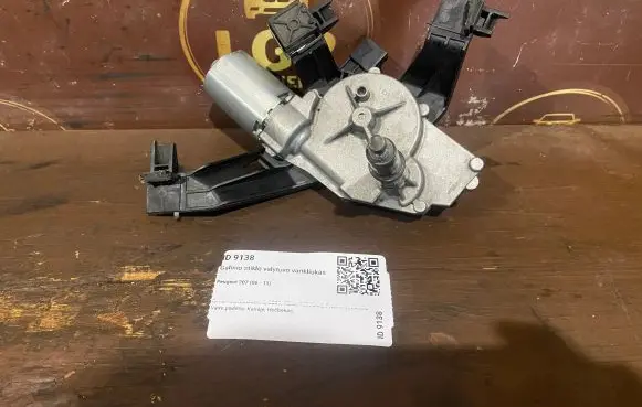 Peugeot 207 Rear window wiper motor 9652418780