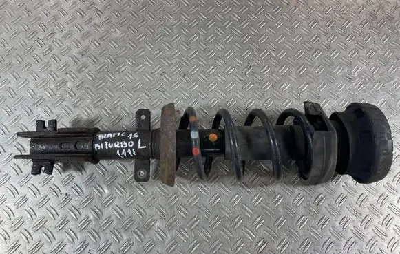 Front shock absorber with coil spring