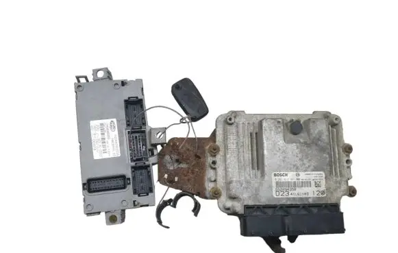 Fiat Ducato Engine ECU kit and lock set 0281012491 552094350 41L61V03