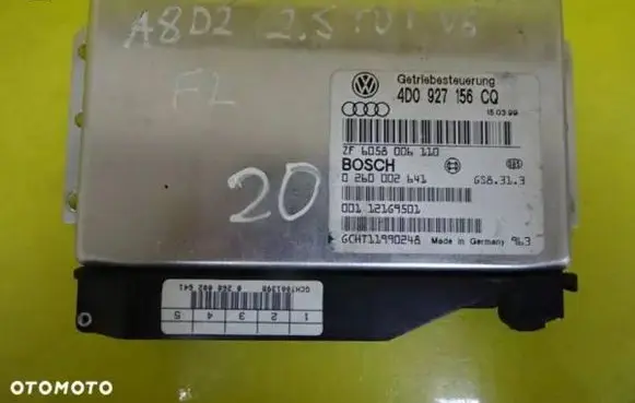Audi A8 S8 D2 4D Gearbox control unit/module 4D0927156CQ 0260002641