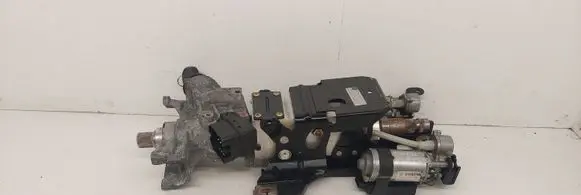 Steering wheel axle set