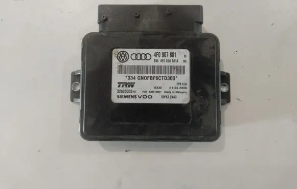Audi A6 S6 C6 4F Hand brake control module 4F0907801