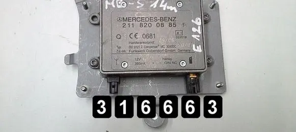 Mercedes-Benz S W221 Engine control unit/module 2118200885