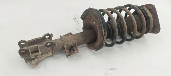 Front shock absorber with coil spring