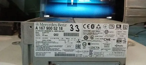 Mercedes-Benz GLE W167 Radio/CD/DVD/GPS head unit A1679005218