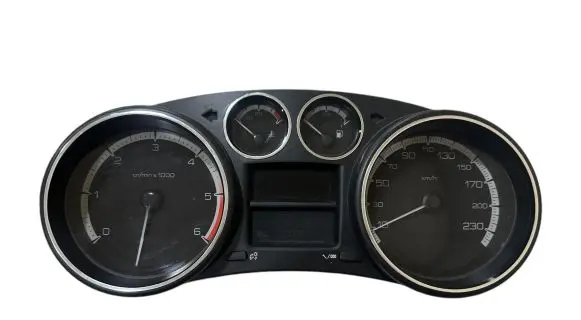 Peugeot 308 Speedometer (instrument cluster) 9666642180 503001550321 TNE0NE57K