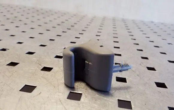 Sun visor clip/hook/bracket
