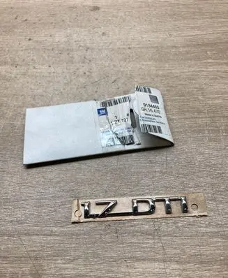 Opel Astra G Rear door emblem/model letters 9194460 24407374