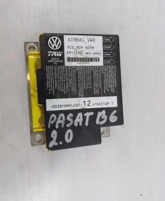 Volkswagen PASSAT B6 Airbag control unit/module 3C0908605M