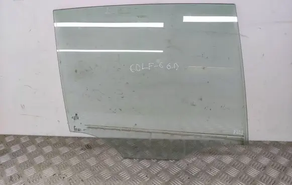 Volkswagen Golf VI Rear door window glass 5K6845026C