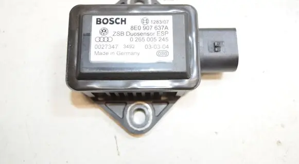 Audi A4 S4 B6 8E 8H ESP acceleration yaw rate sensor 8E0907637A