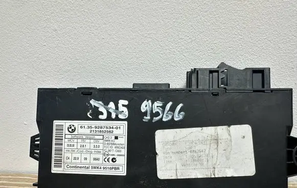 BMW X6 E71 CAS control unit/module 9287534