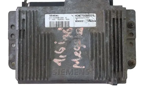 Renault Megane I Engine control unit/module 8200025769 S115300120 7700860319