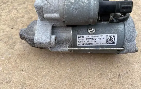 Peugeot Partner III Starter motor 9825233080 ESW2021HE 85759K