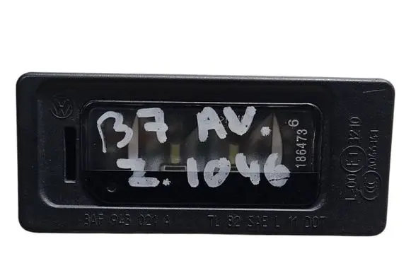 Volkswagen PASSAT B7 Number plate light 3AF943021A