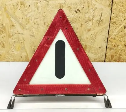Emergency warning sign