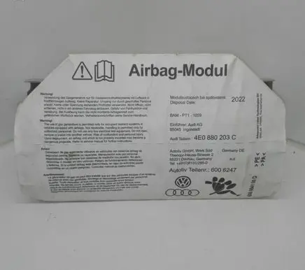 Audi A8 S8 D3 4E Passenger airbag 4E0880203C