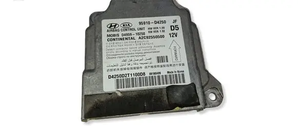 KIA Optima Airbag control unit/module 95910D4250 A2C92550500 D495910250