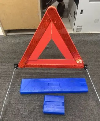 Emergency warning sign