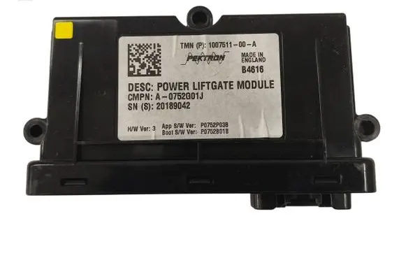 Tesla Model S Tailgate/trunk control unit/module 100751100A