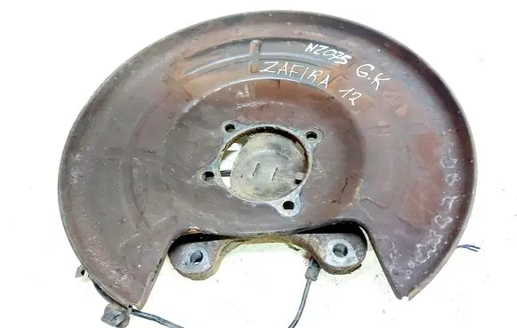 Opel Zafira C Rear brake disc plate dust cover 12778853