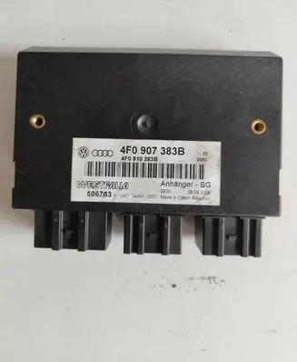 Audi A6 S6 C6 4F Tow bar trailer control unit/module 4F0907383B 506763 4F0910383B